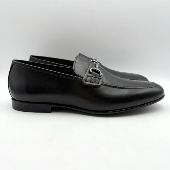 To Boot New York Mens Agostino Bit Loafer US 11.5 M EU 44.5 Black Leather NIB - Picture 4 of 13